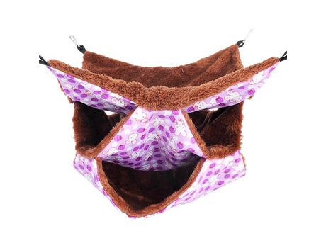Hamaca Colgante De Jaula Cálida Para Mascotas Pequeñas Para Jugar Con Chinchilla, Loro, Hámster, Estilo 5 ZMDECQNA