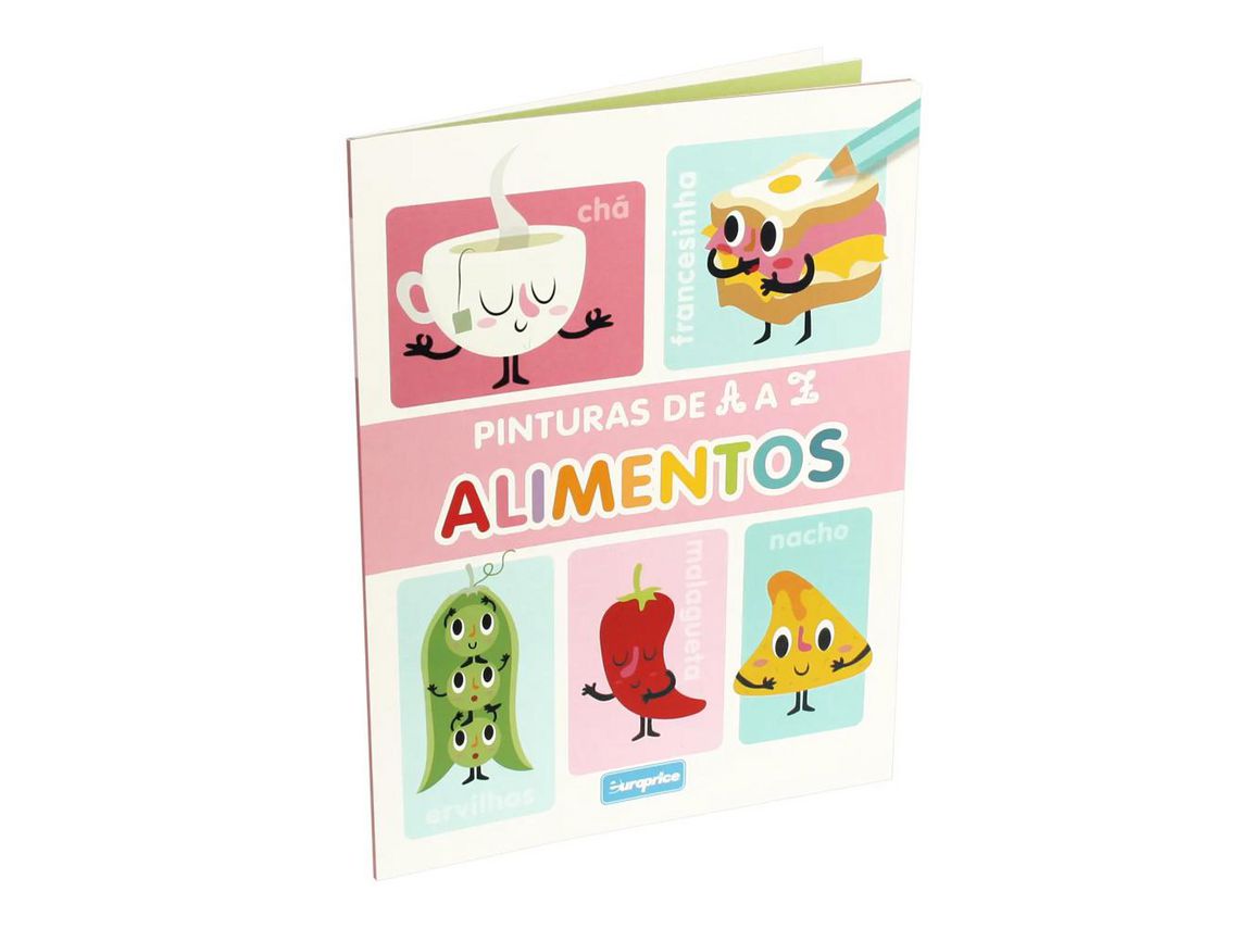Libro Pinturas de a A Z Alimentos de Europrice (Portugués)