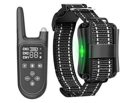 Collar Antiladridos para Perros Collar de Adiestramiento 800M Recargable con Control Remoto Ipx7 Impermeable para Mascotas con Pantalla L VINSIC