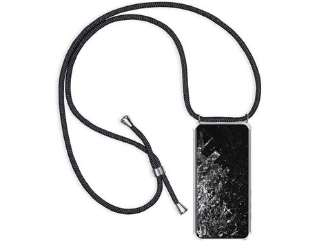 Funda con Cordón para Samsung Galaxy S20+/S20 Plus HONGWE. Selicona Transparente