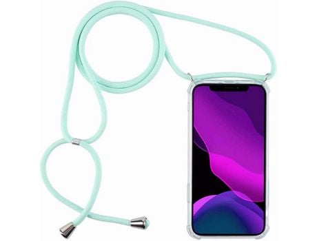Funda con Cordón para Xiaomi Redmi Note 9 Pro, Redmi Note 9S HONGWE. Verde