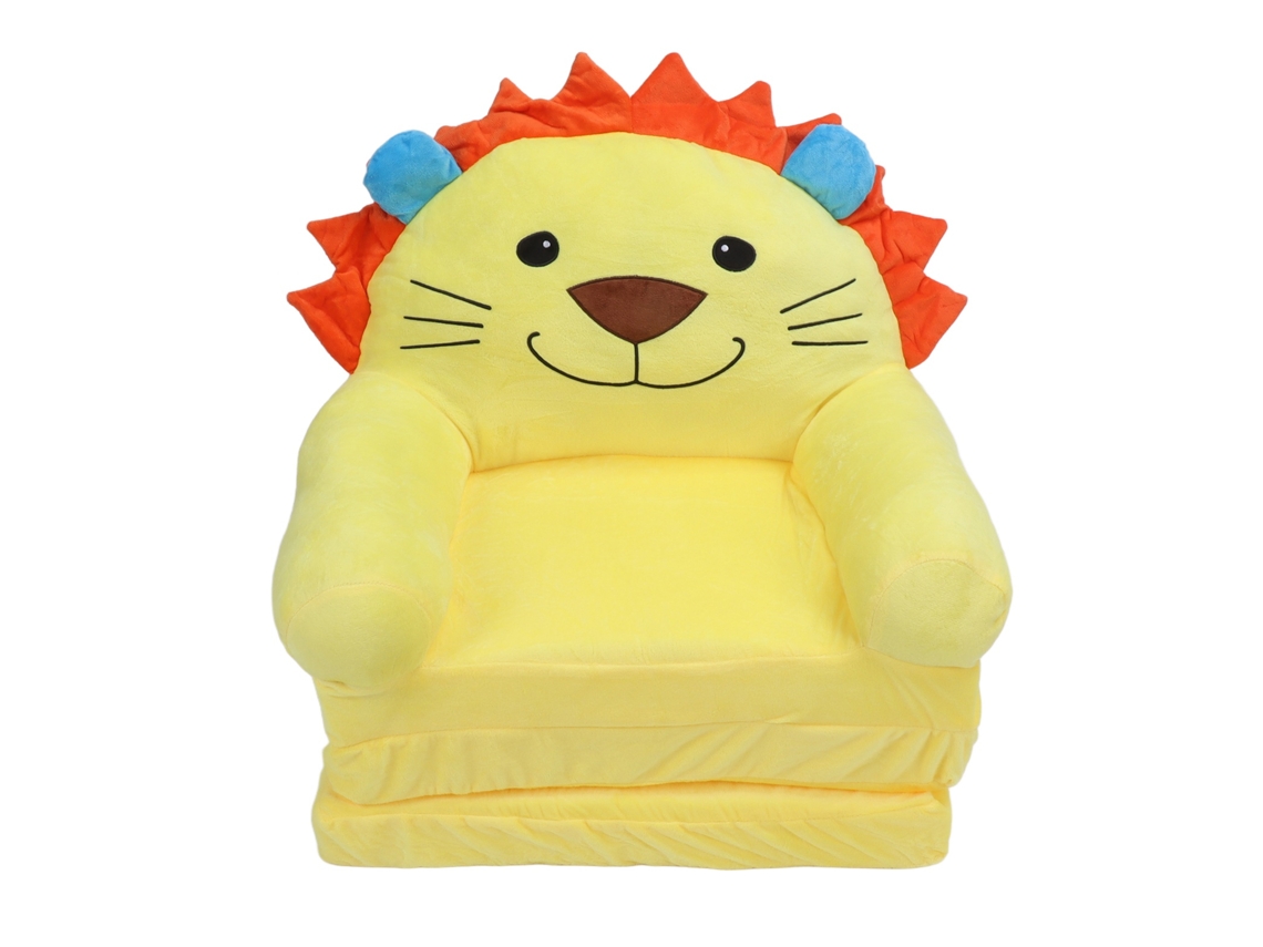 Sofá Infantil Plegable Suave Com Reposabrazos E Capas