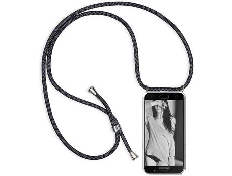 Funda con Cordón para Samsung Galaxy A12 HONGWE.