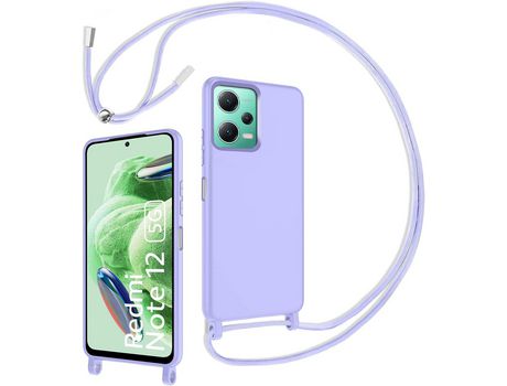 Funda con Cordón para Xiaomi Redmi Note 12 5G, Redmi X5 5G HONGWE. Textura Suave