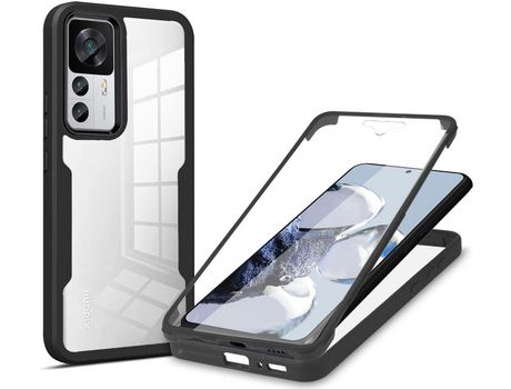 Funda para Xiaomi 12T, Mi Pro 5G Pro, 12T Pro HONGWE. Textil Negro