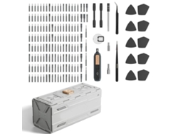 Kit de destornilladores manuales magnéticos multifuncionales 180 en 1