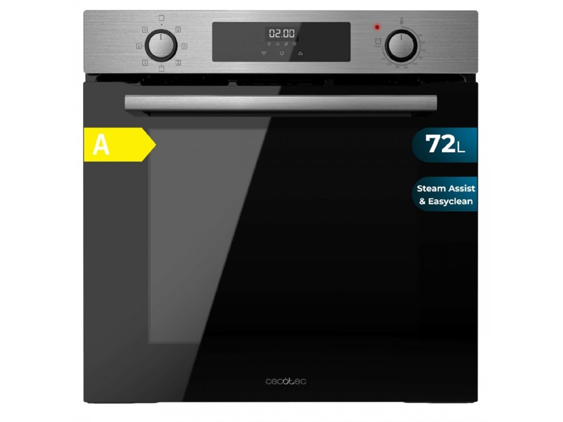 Cecotec Horno Multifunción Integrable 60cm Bolero Hexa M226000 Inox A. 2800w, 72l, 7 Funciones, Modo Grill, Fan Assisted Grill