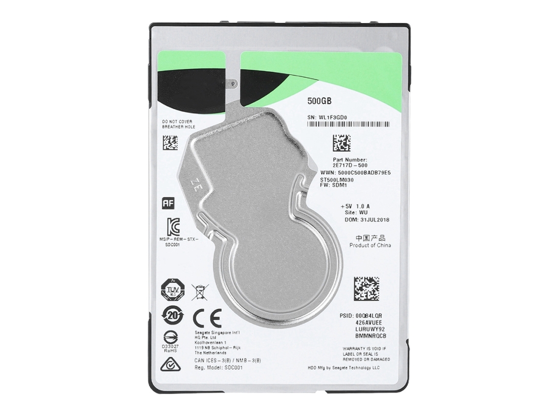 Seagate 500gb 2.5'' 5400rpm 128m Sata 6gb/s 7mm Disco Duro Móvil Para Mac