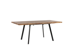 Mesa de comedor BELIANI Harlow de MDF Madera clara 90x180x76