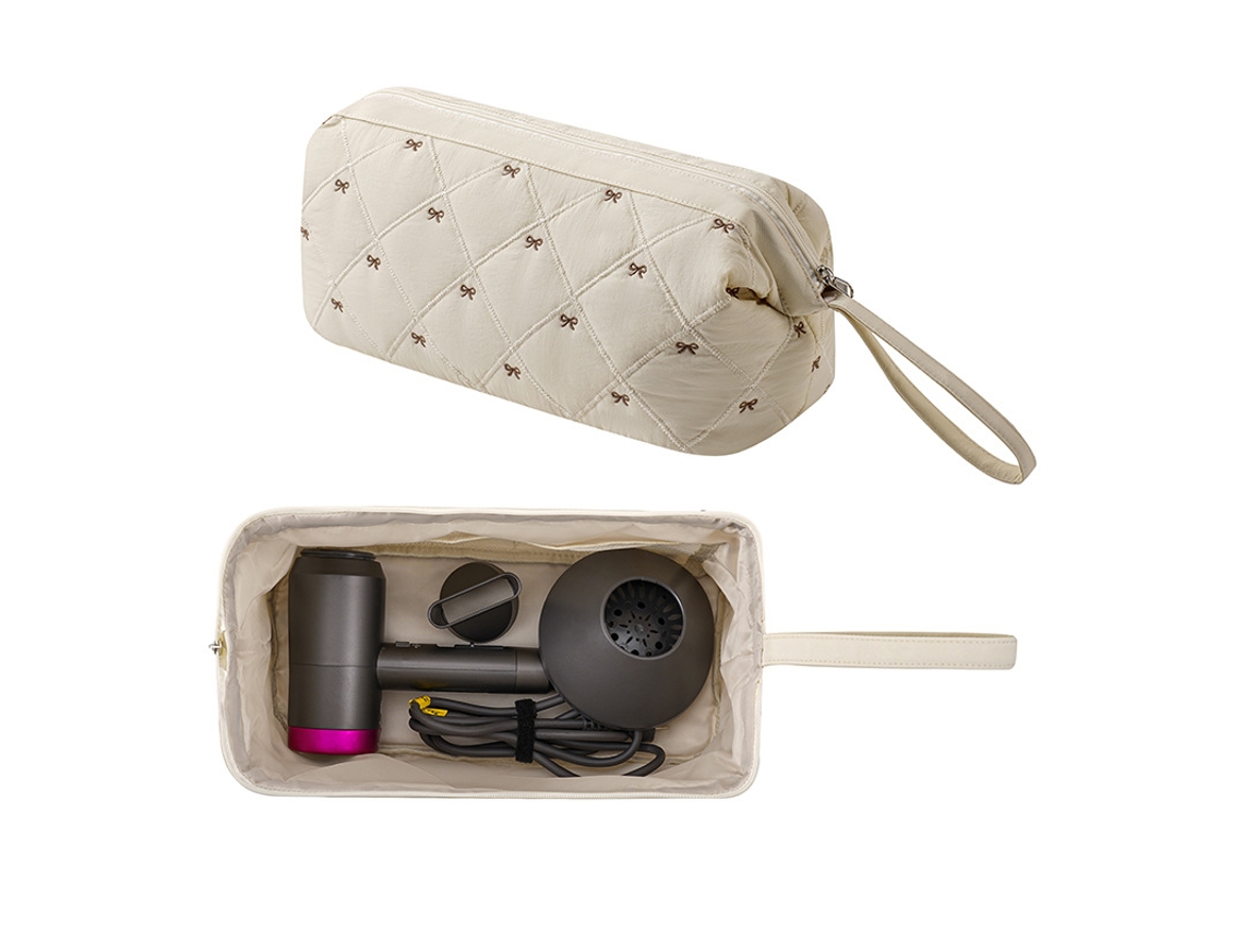 Bolsa Para Rizador Chrui Acolchada Con Protección Anti-golpes Y Asa (lazo Beige)