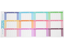 Calendario De Pared Grande De Borrado En Seco, Sin Fecha, Reutilizable