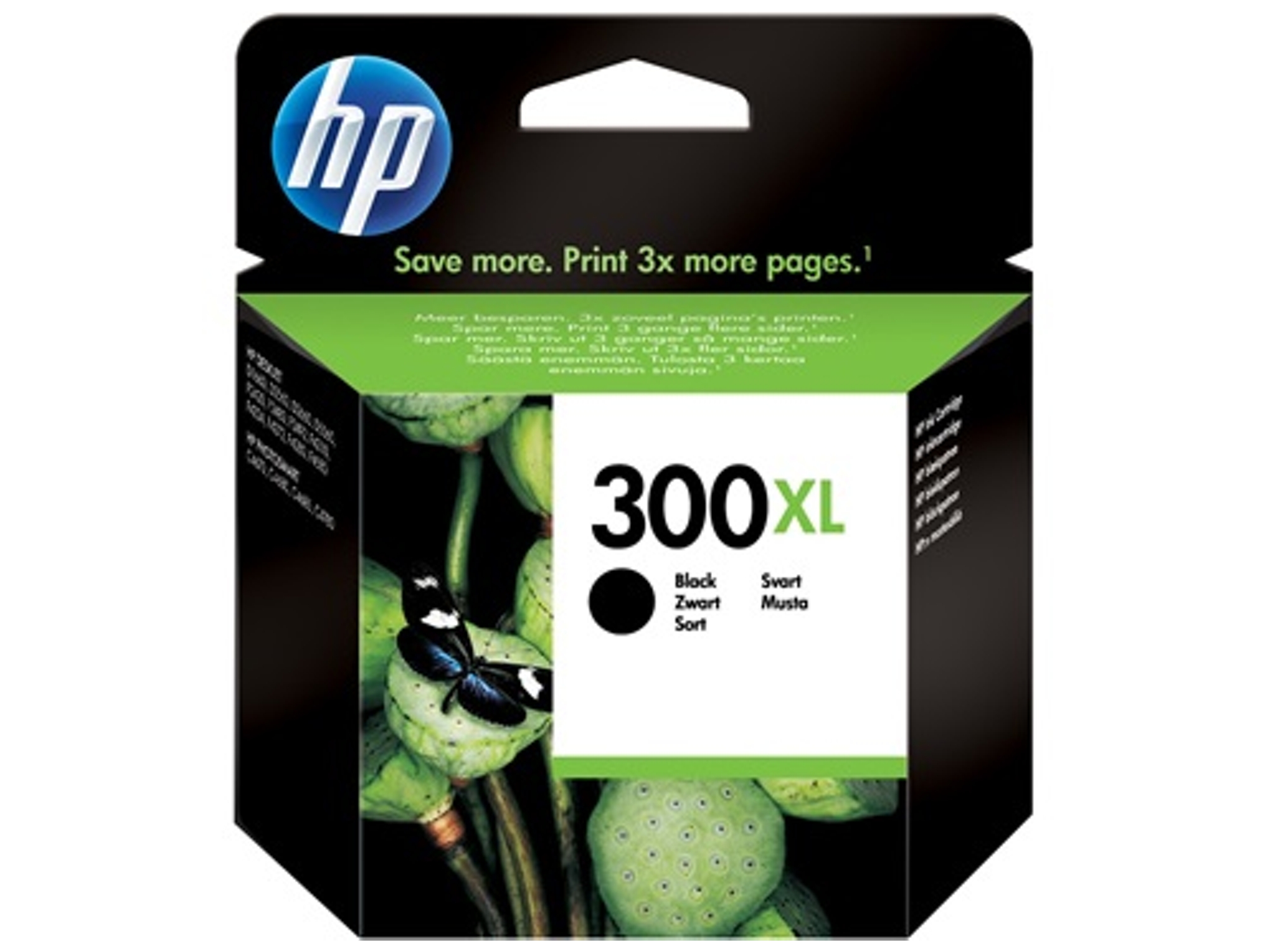 Cartucho de Tinta Original HP 300XL Negro CC641EE