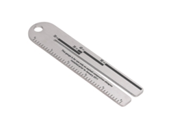 Herramienta De Medición De Espesor Para Tejas 2 Piezas 5 Pulgadas Shingle Gauge