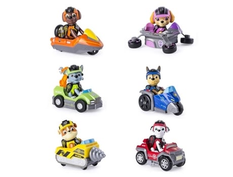 Coche de Juguete PAW PATROL Pack 6 Vehículos Die Cast (Edad Mínima: 8)