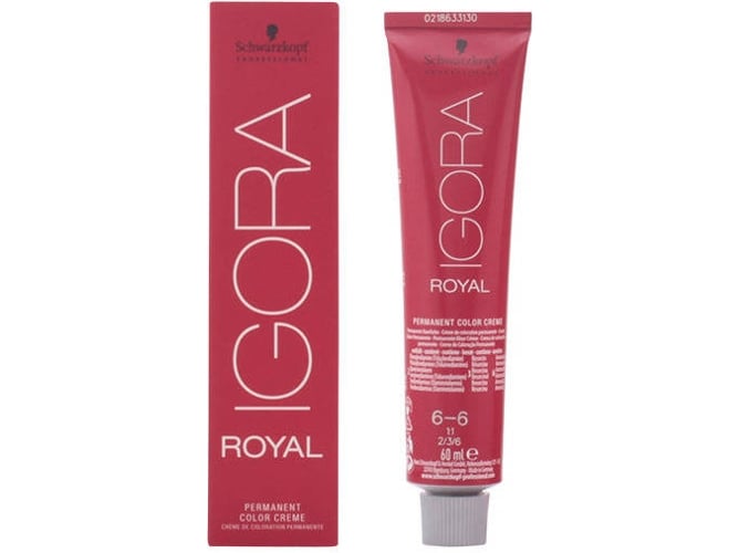 Tinte de Cabello SCHWARZKOPF Igora Royal 6-6 (60 ml)