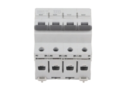 Disyuntor Miniatura De 4 Polos, 63 A, 1000 V Cc, Con Protección Contra Sobrecarga Y Cortocircuito Para Batería Y Motor.