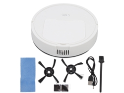 MEOIRUERY Aspiradora Inteligente 3 en 1 con Batería, Aspirado, Barrido y Fregado, Carga USB, para Limpieza del Hogar