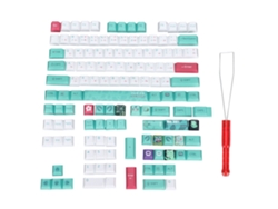 Baoj-2026teclas Pbt 131 Peças Estilo Japonês Com Elementos De Animação Para Teclado Gaming Universal Rana