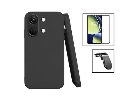 Funda para OnePlus Nord 3 PHONECARE Silicone e Suporte Magnético Carro - Negro