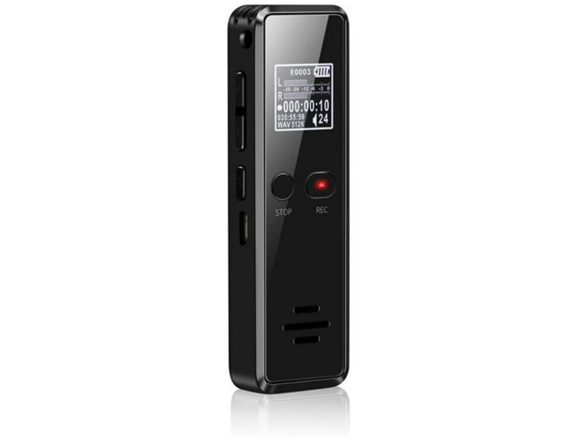 Grabadora Digital Micro Activada Por Voz, Dictáfono, Grabación De Audio A Larga Distancia, Reproductor Mp3, Reducción De Ruido, Grabación Wa
