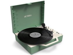 VICTROLA Re-Spin Green / Tocadiscos Con Altavoz