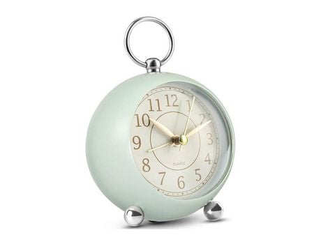 Reloj despertador de cabecera convexo de 3,5 pulgadas, despertador silencioso creativo, luz nocturna personalizada, reloj para estudiantes HHZ