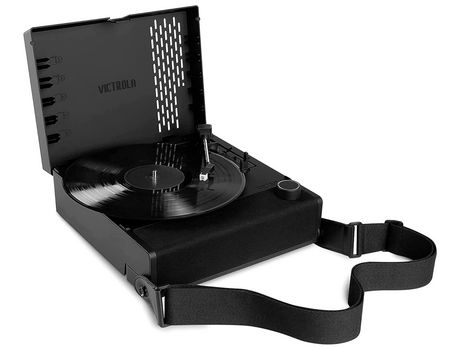 VICTROLA Revolution Go Black / Reproductor con Altavoz