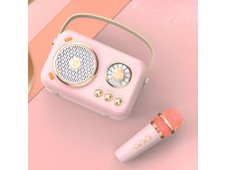 Altavoz Bluetooth con micrófono para Karaoke Music Box Altavoz Bluetooth portátil