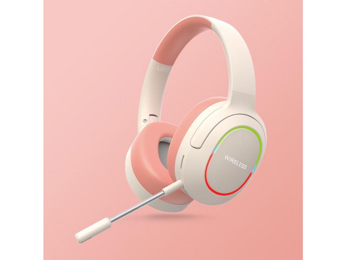 Auriculares Led Inalámbricos Gaming Con Micrófono