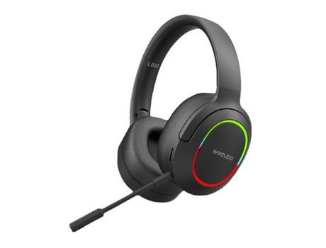 Auriculares Led Inalámbricos Gaming Con Micrófono