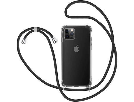 Funda con Cordón para iPhone 12 Pro Max HONGWE. Transparente