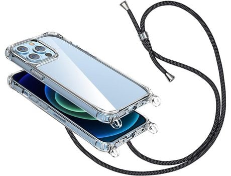 Funda con Cordón para Samsung Galaxy A32 5G HONGWE. Transparente