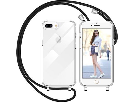 Funda con Cordón para iPhone 7 Plus/8 Plus HONGWE. Transparente