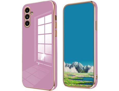 Funda para Samsung Galaxy A14 HONGWE. Morado