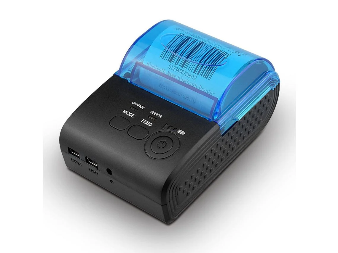 Impressora Térmica De Recibo Portátil Bluetooth