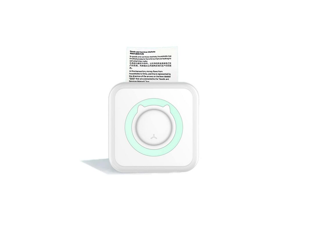 Impressora Térmica Portátil Conexão Sem Fio 200Dpi Compatível Com Smartphone