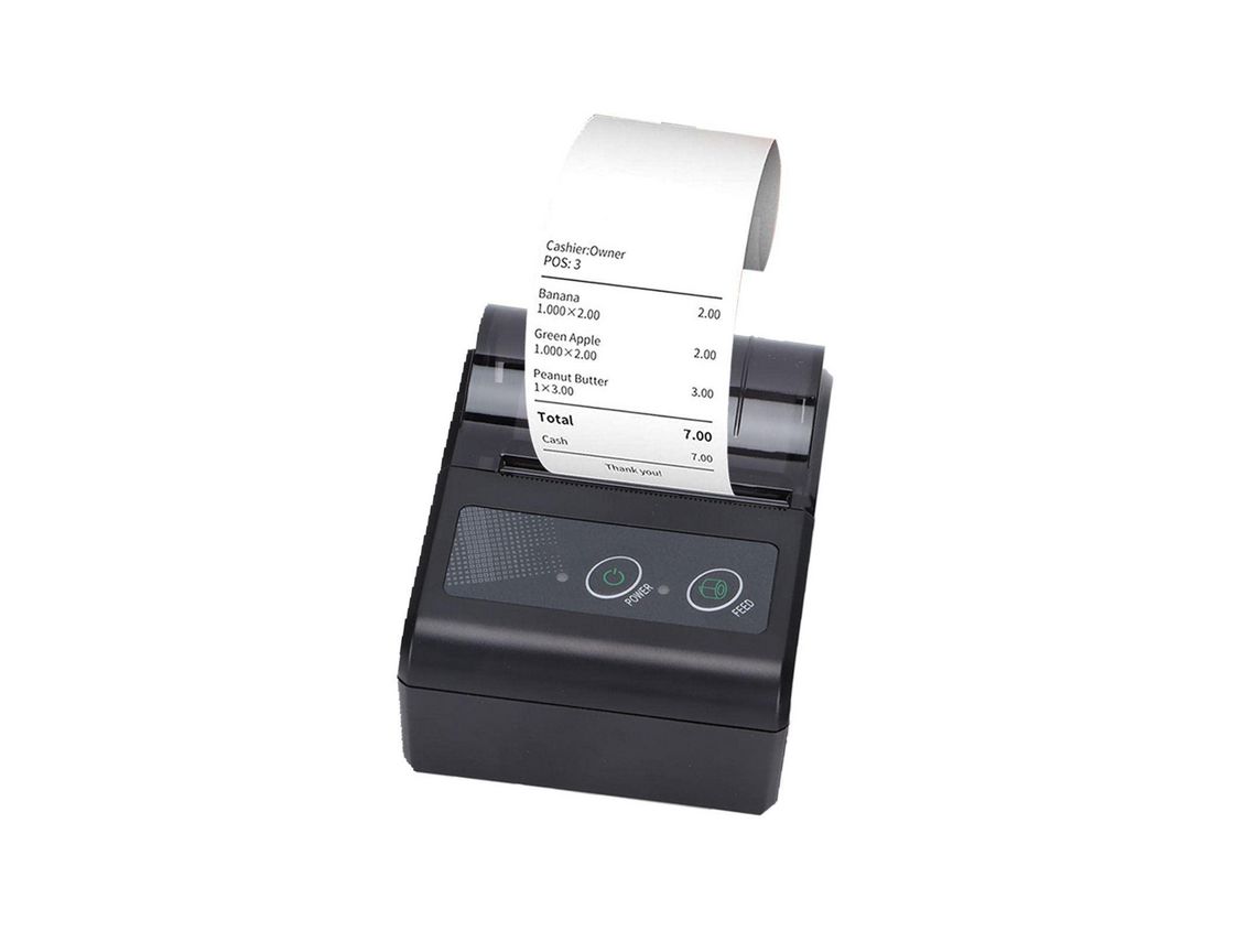 Impresora Térmica De Recibos Bluetooth Portátil De 50 A 80 Mm/S