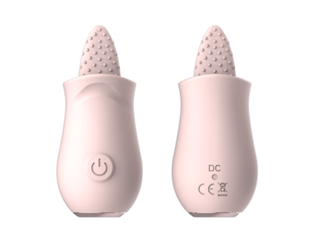 Vibrador para lamer la lengua con 10 modos de vibración para mujeres (rosa) YIZHOOD