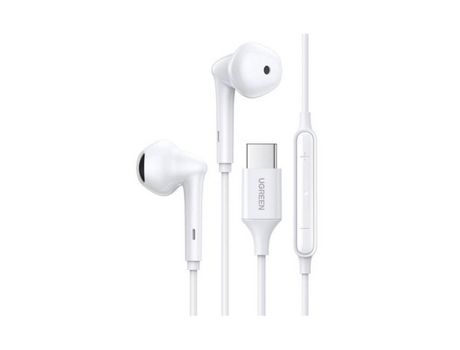 Auricular Ugreen Wired com Type-C connector Branco