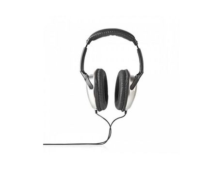 NEDIS Auriculares con Cable Cable Redondo Plata/Negro
