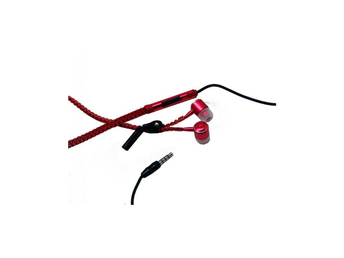 Kit Auricular Estéreo NUEVO MÓVIL Zip com Micro Vermelho Nm350