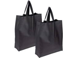 4 Bolsas De Compra Plegables Tela No Tejida,