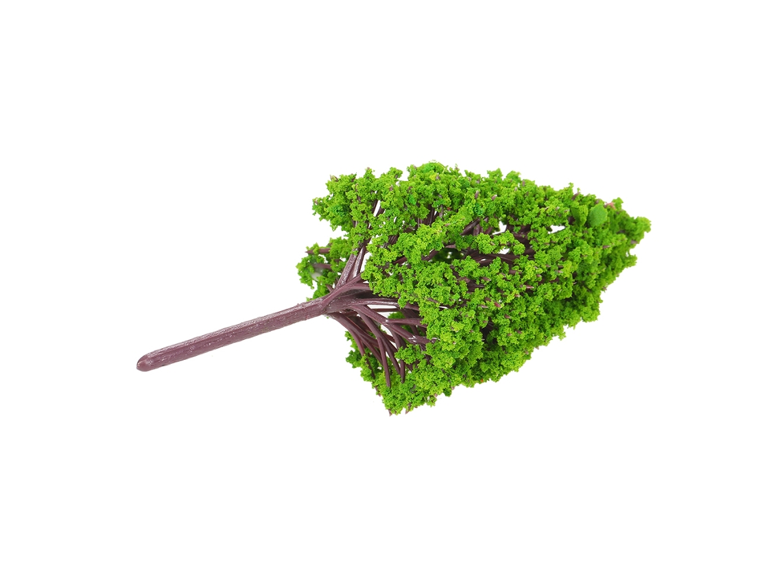 12 Piezas De Árboles De Plástico Para Maquetas De Ferrocarril, Jardines Y Paisajes, Estilo 2