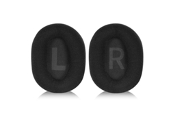 Almohadillas Szsmart de terciopelo negro para auriculares Logitech G Pro X (paquete de 2)