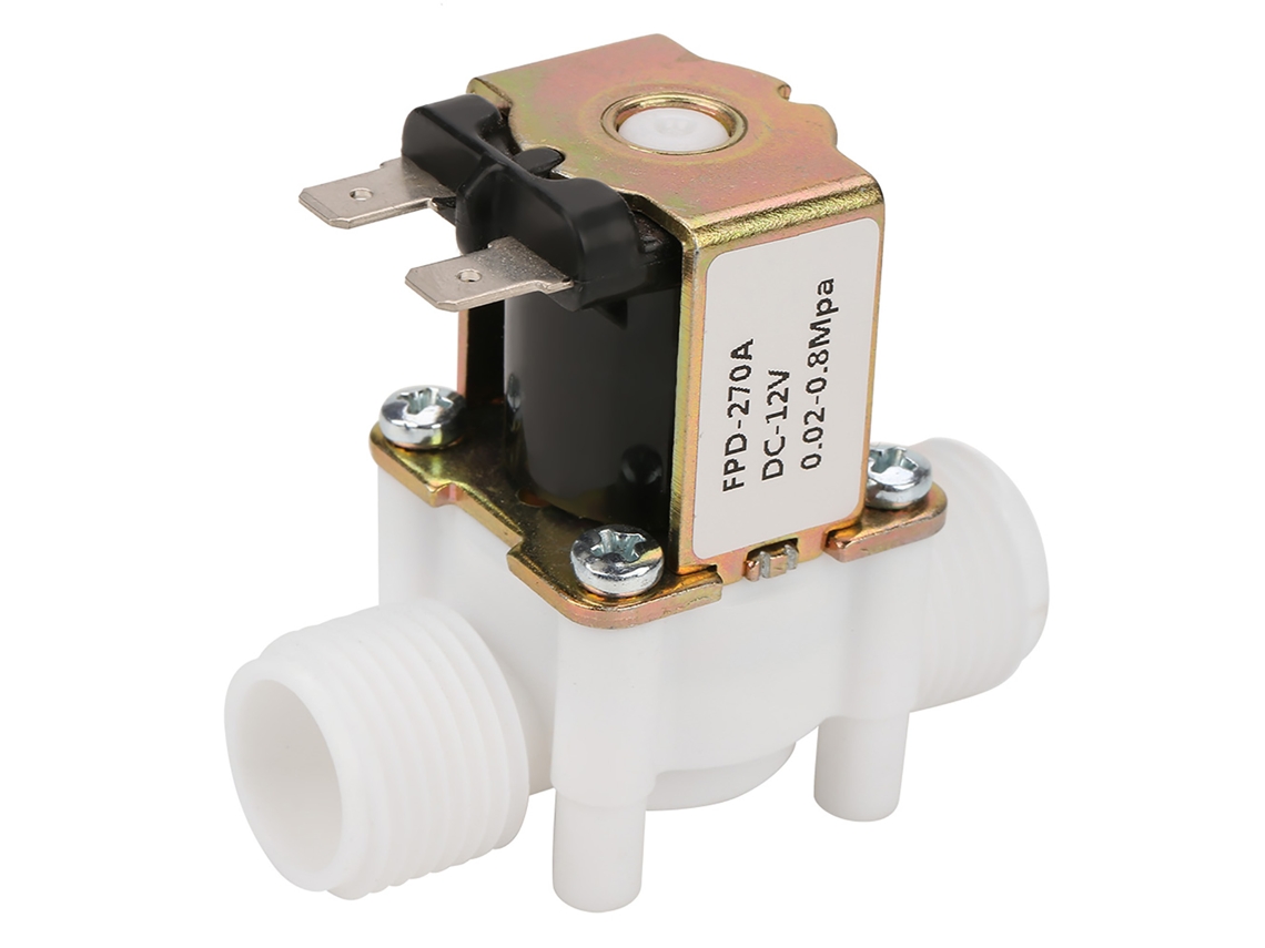 2026velora-válvula Solenoide Eléctrica De Plástico 12v G1/2'' Nc Para Dispensador De Agua