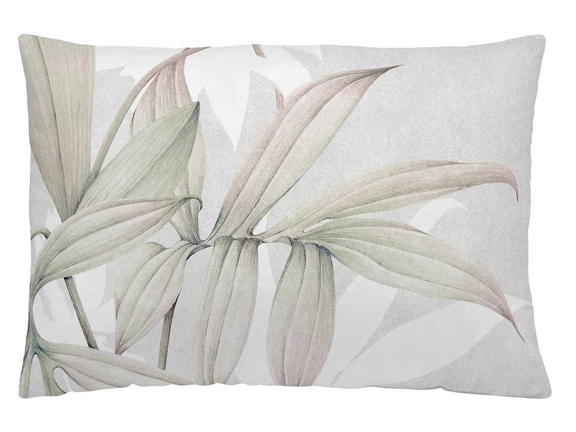 Funda cojín estampado sin relleno 50x30 cm algodón extra suave fabricado en España Carel NATURALS