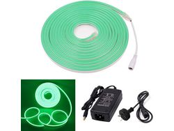 Tira Led NEON  efecto flexible e impermeable - verde