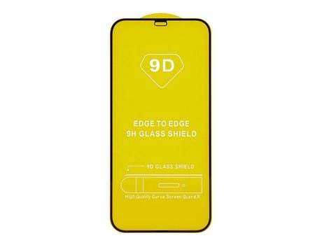 Película de Vidrio Templado 9D Moldura Preta para Iphone Xr/11