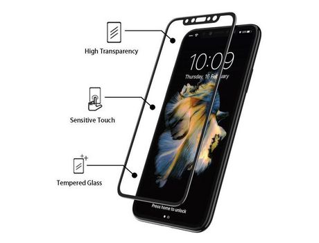 Para Apple Iphone X de vidrio Película de Vidrio Templado 3D