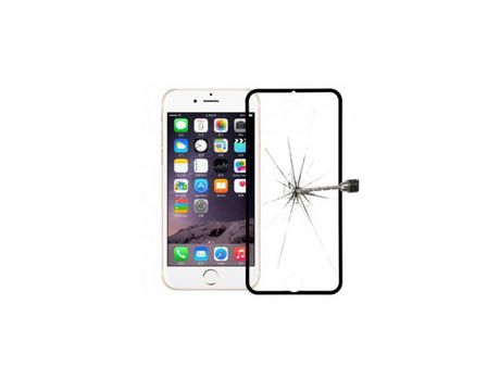 Iphone 7 Plus de vidrio Templado de Titânio Negro Completo